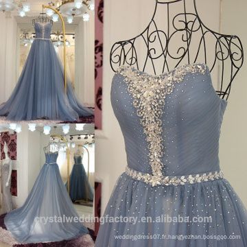 Gorgeous Crystals 2016 Beading robe bouffée de bal Tenue de soirée Princesse Ball Gown Prom Dress CWFp2317